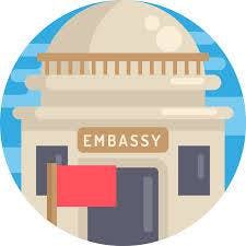 Ambassade du Qatar logo