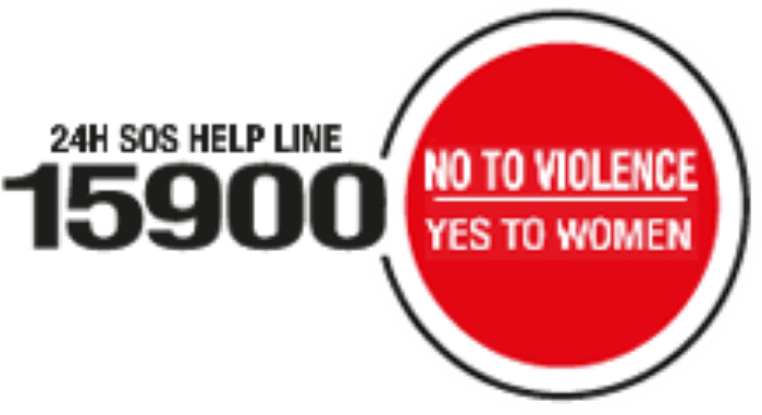 15900 – SOS HELP LINE for women survivor of violence logo